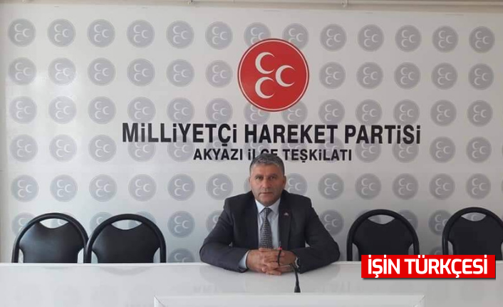 MHP Akyazı İlçe Başkanı Ali Dertli, Atsız'ı anma mesajı yayınladı