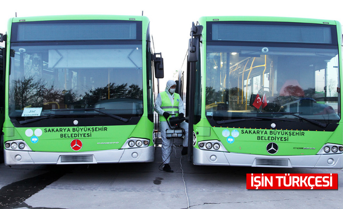 Sakarya Büyükşehir Belediyesi Korona Virüs Tedbirleri İçin Çalışmalarına Devam Ediyor