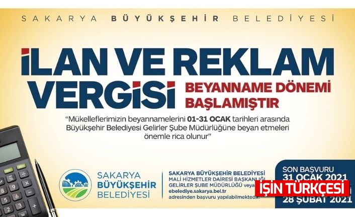 Vergi beyannameleri için son gün 31 Ocak