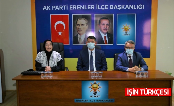 ERENLER İLÇE TEŞKİLATI ATABEK’İ AĞIRLADI