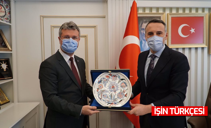 MHP İl Başkanı Akar'dan, Ak Parti İl Başkanı Tever'e Ziyaret