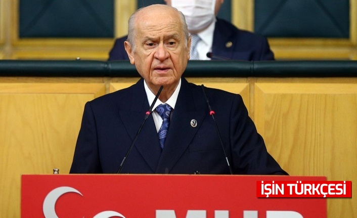 Milliyetçi Hareket Partisi Genel Başkanı Devlet Bahçeli, MHP grup toplantısında konuştu.