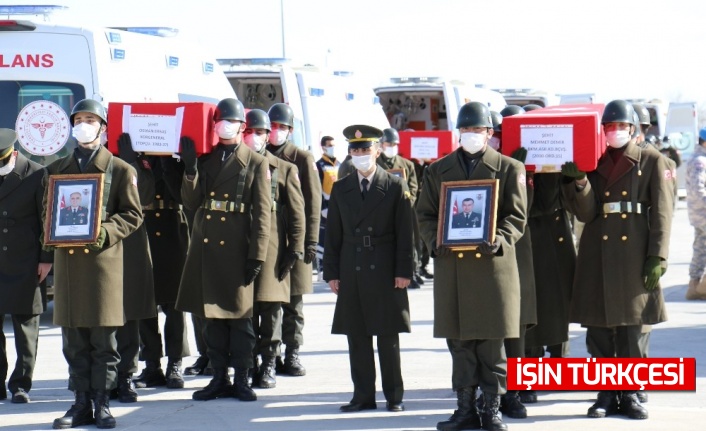 11 şehit Elazığ’dan törenle uğurlanıyor