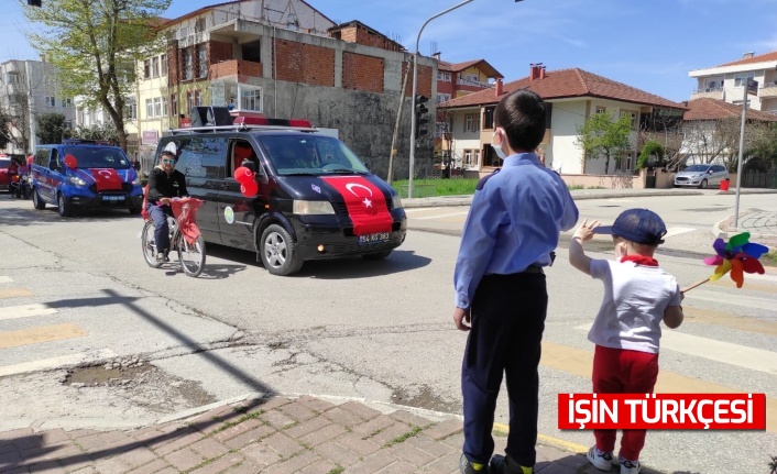 23 Nisan Konvoyu Bu Yılda Hendek’e Neşe Kattı