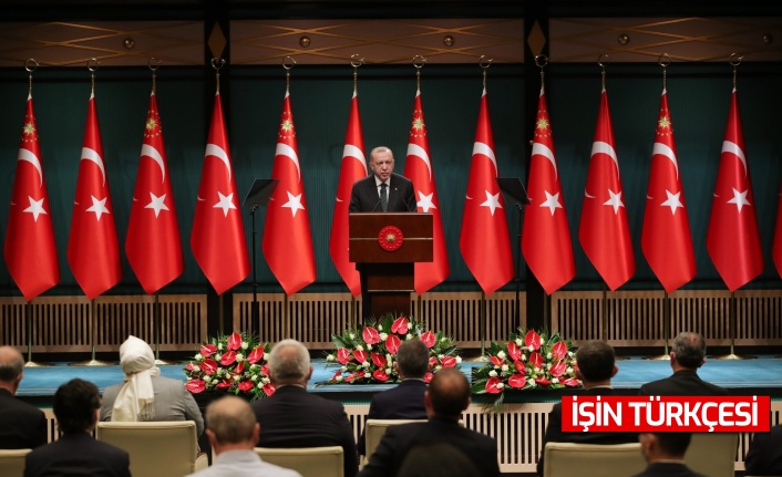 Cumhurbaşkanı Erdoğan: "Tedbirleri biraz daha sıkılaştırarak kısmi kapanma uygulanmasına geçiyoruz"