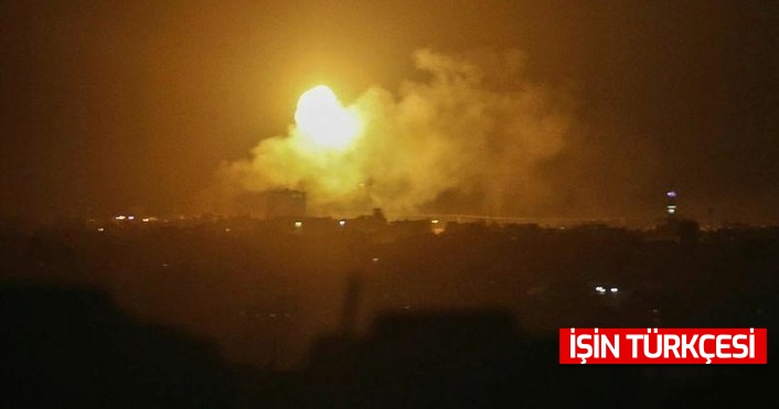 İsrail savaş uçakları Gazze’yi vurdu