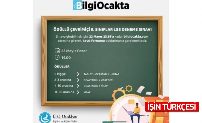 Ülkü Ocaklarından "Ödüllü LGS deneme sınavı"