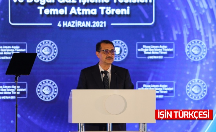 Bakan Dönmez:  "Hedefimiz 2023 yılında Karadeniz gazının ilk fazını milletimizin hizmetine sunmak"