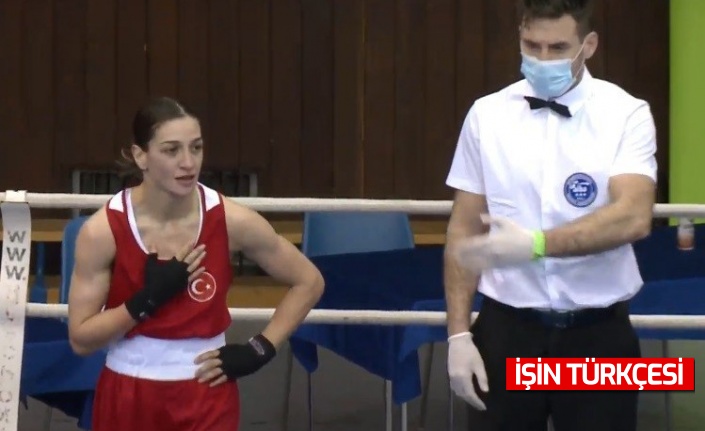 Milli boksör Buse Naz Çakıroğlu çeyrek finalde