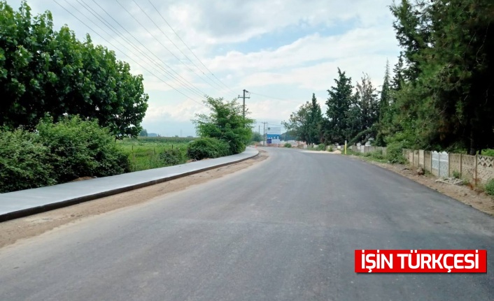 Büyükşehir beton yaya yolu imalatına devam ediyor