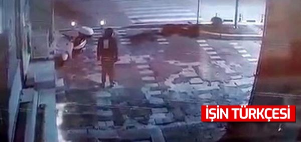 Sakarya'da hırsız güvenlik kamerasından değil başkasını görünce kaçtı