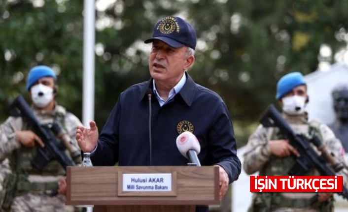 Hulusi Akar: ''Yunanistan'ın yayılmacı tutum ve yaklaşımlar ve provokatif davranışlarla bir yere varamayacağını görmesi lazım.”