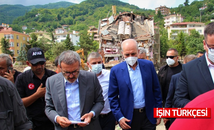 Numan Kurtulmuş sel felaketi ile ilgili konuştu: “Bu büyük bir felaket, bunu küçük kıyamet diye tanımlayabiliriz.”