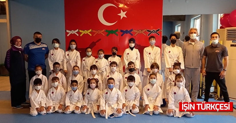 Ada Karate Akademi’de terfi heyecanı