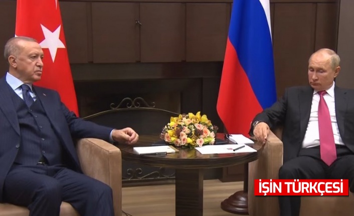 Cumhurbaşkanı Erdoğan'ın Putin'le görüşmesi başladı