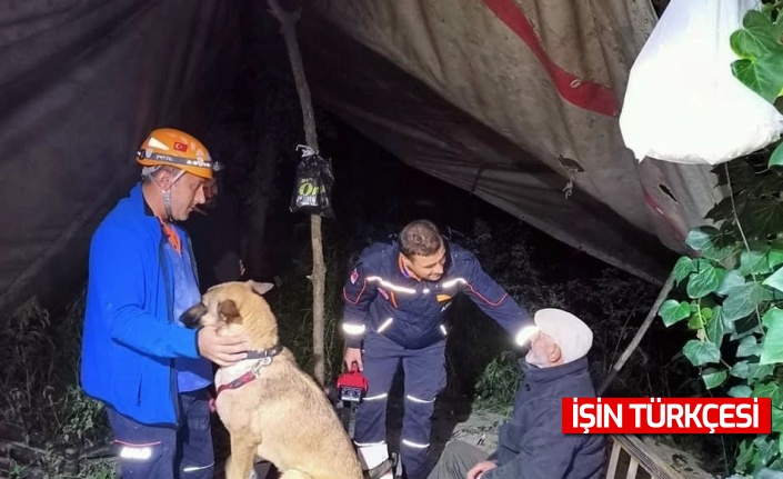 Kayıp ihbarı üzerine ekipler harekete geçmişti, kulübede bulundu