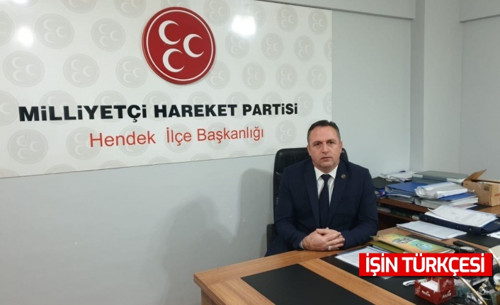 MHP Hendek İlçe Başkanı Namlı'dan basın açıklaması