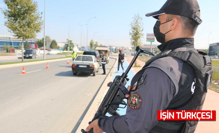 Sakarya’da 640 polis ile denetim