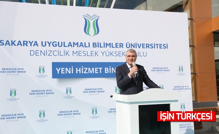 Ekrem Yüce, Kocaali Denizcilik MYO’nun açılışında konuştu: “Türkiye’nin denizden çıkardığı katma değer artacak”