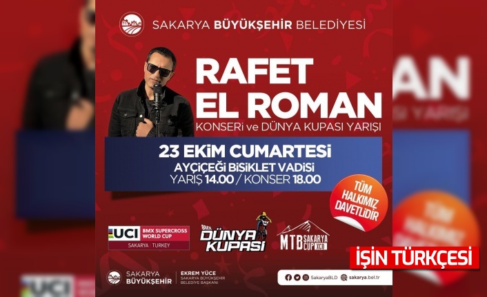 Rafet El Roman Ayçiçeği Vadisi’ne geliyor