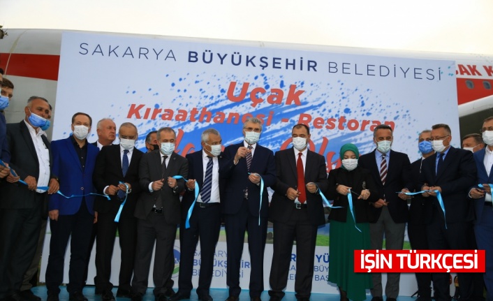Sakarya Büyükşehir Belediyesince “Uçak Kıraathanesi“ hizmete açıldı