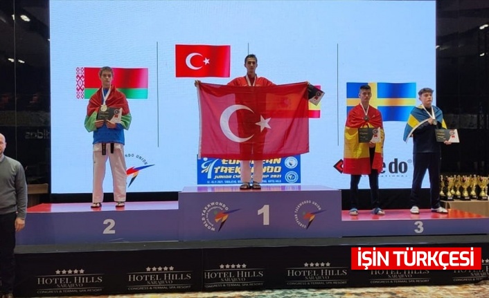 Milli tekvandocu Ömer Faruk Dayıoğlu'nda altın madalya