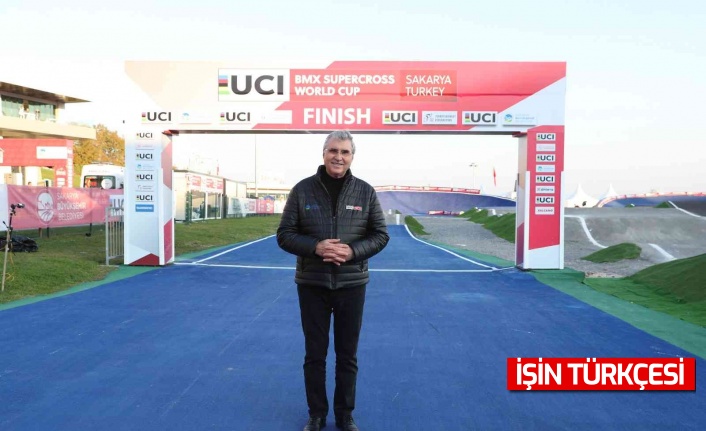 Şampiyonlar BMX Dünya Kupası için Sakarya’da yarıştı