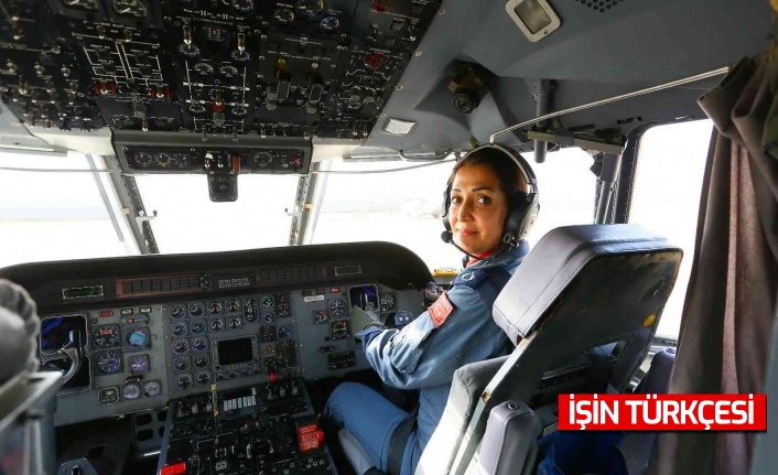 15 tonluk CASA uçağını kanatlandıran kadın pilot: “Yarbay Mesude Küçük”