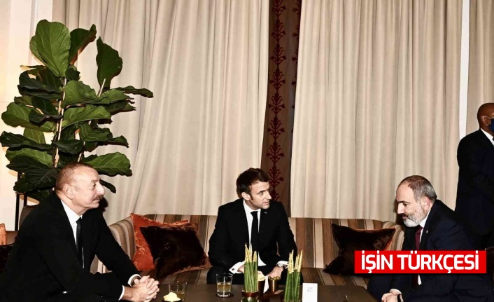 Aliyev, Brüksel’de Macron ve Paşinyan ile görüştü