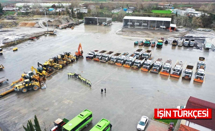Sakarya Büyükşehir karla mücadeleye hazır