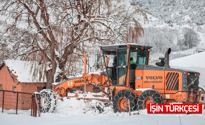 Sakarya' da kapalı 67 mahalle yolundan 49'u ulaşıma açıldı