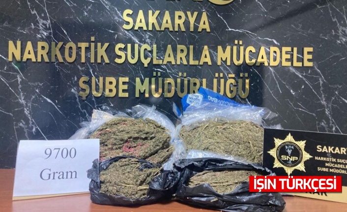Sakarya’da 10 kilo uyuşturucu ele geçirildi