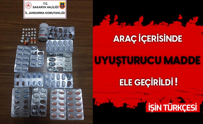 Araç içerisinde 88 adet uyuşturucu madde ele geçirildi