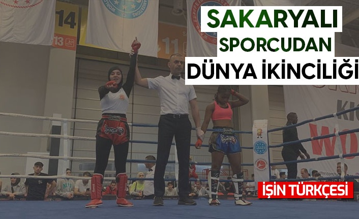 Sakaryalı sporcudan dünya ikinciliği