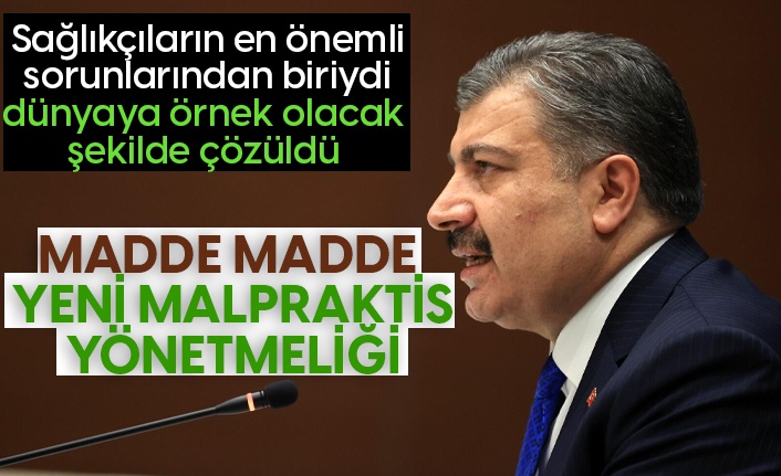 Bakan Koca, malpraktis yasasının değişimlerini sıraladı