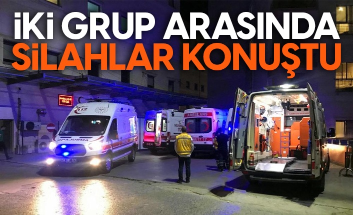 İki grup arasında silahlı kavga