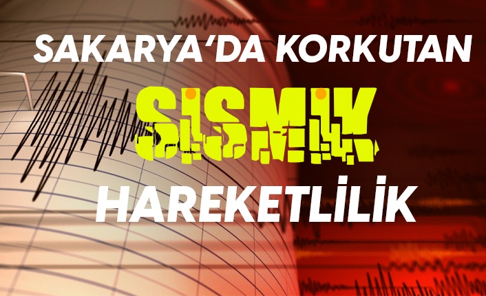 Sakarya'da art arda 3 deprem!