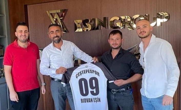 Aydınlı iş adamı, Çeştepespor kulübü yönetimini ağırladı