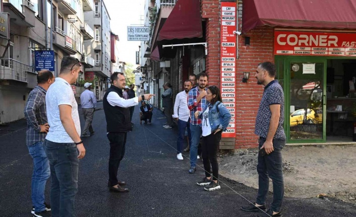 Hüseyin Pehlivan Caddesi ve çevresindeki çalışmalarda sona gelindi