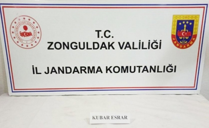 Zonguldak Jandarma’dan uyuşturucu operasyonu