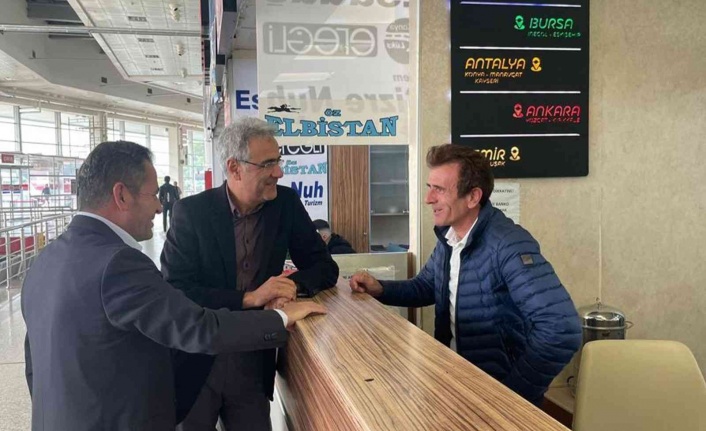 Özdemir terminal esnafıyla bir araya geldi