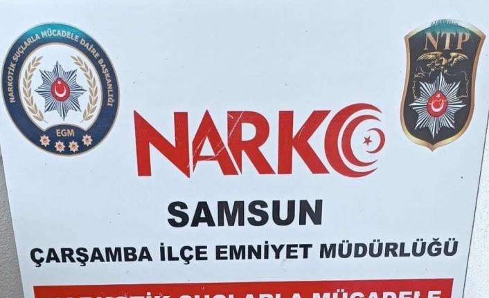 Samsun’da 9 kilo 975 gram esrar ele geçirildi: 8 gözaltı