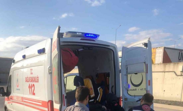 Tekirdağ’da motosiklet kazası: 1 yaralı