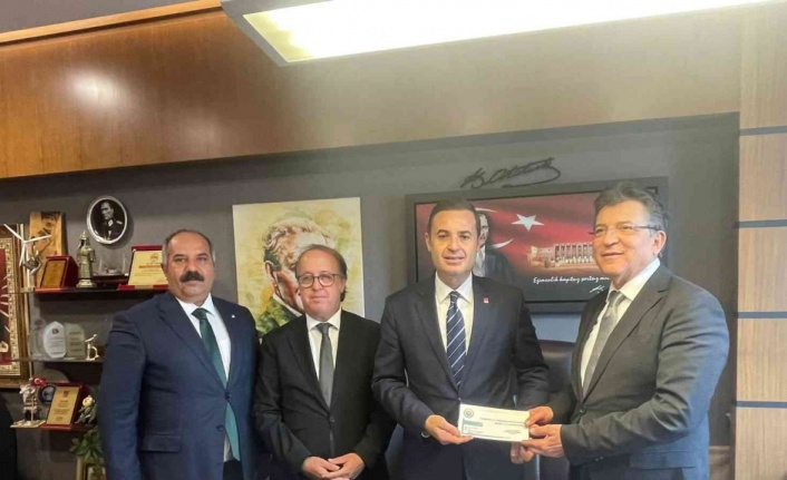 Ege ve Marmara Çevreci Belediyeler Birliği’nden Ahmet Akın’a ziyaret