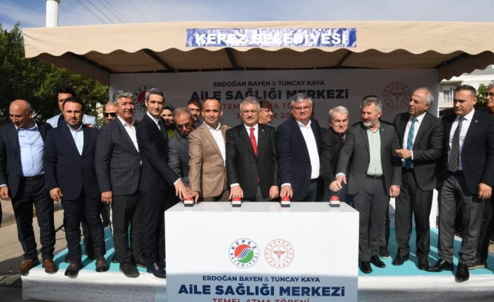 Erdoğan Bayen-Tuncay Kaya Aile Sağlığı Merkezi’nin temeli atıldı