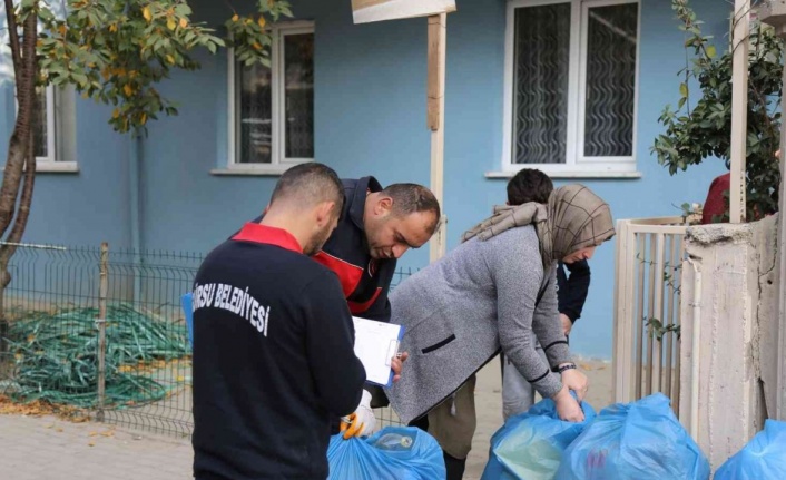 Gürsu’da atık getiren ekmek kazanıyor