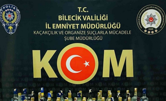 Bilecik’te kaçak içki operasyonu