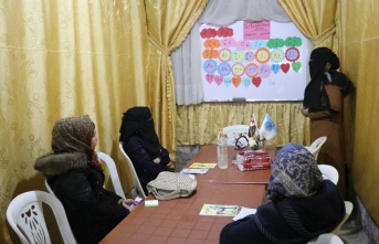 İdlib’te kadın kurs merkezlerinde Türkçe öğretiliyor