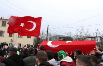 SAKARYA ŞEHİDİNİ SON YOLCULUĞUNA UĞURLADI