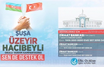 ÜLKÜ OCAKLARI’NDAN KARDEŞ ÜLKE AZERBAYCAN’DAKİ OKUL PROJESİ İÇİN YARDIM KAMPANYASI